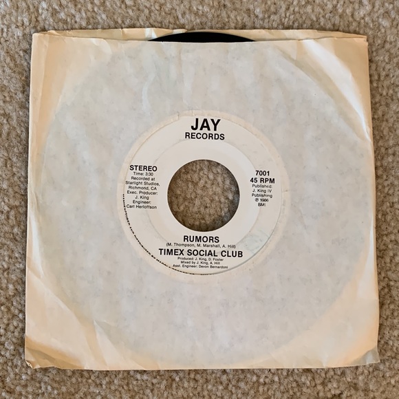 Vintage Timex Social Club 7” Vinyl Record, 1986 - Picture 8 of 8